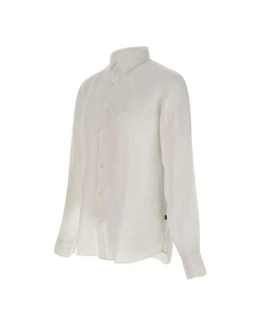 HUGO White Formal Shirts for men