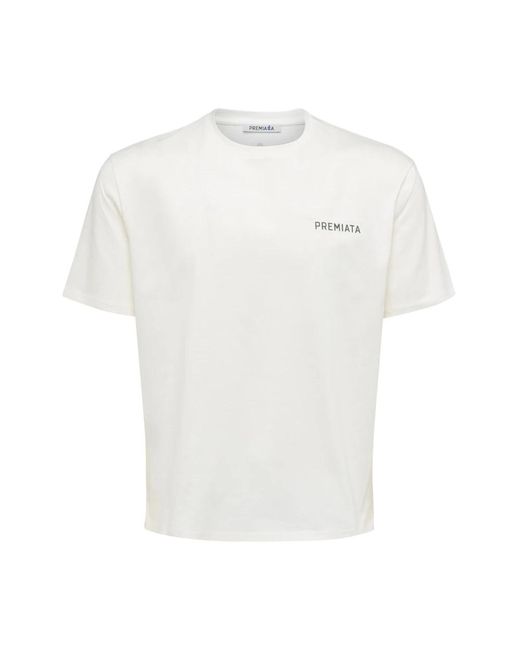 T-Shirts Premiata de hombre de color White