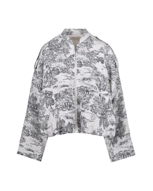 8pm Gray Bomber Jackets