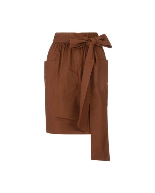 Chloé Brown Short Skirts