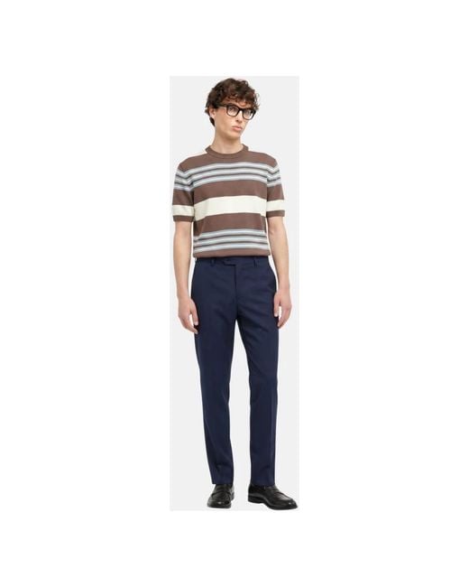 Manuel Ritz Gray Round-Neck Knitwear for men