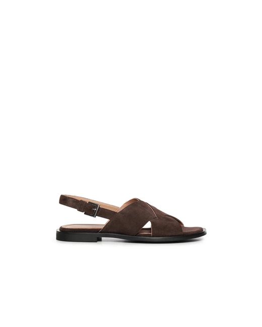 Carmens Brown Flat Sandals