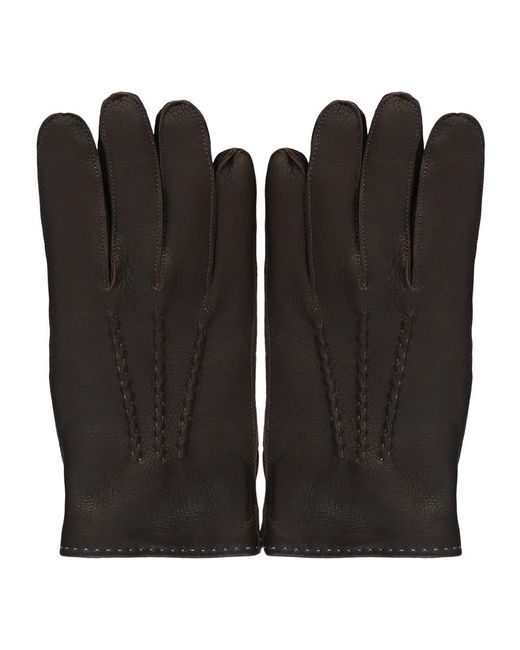 Moorer Lederhandschuhe in Black für Herren