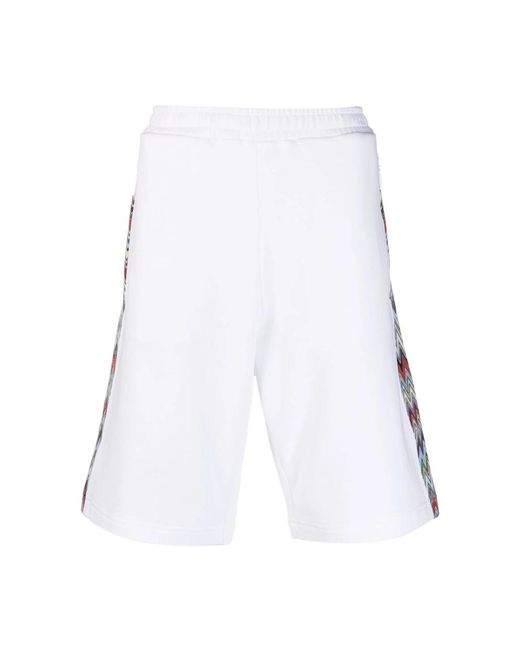 Missoni White Short Shorts for men