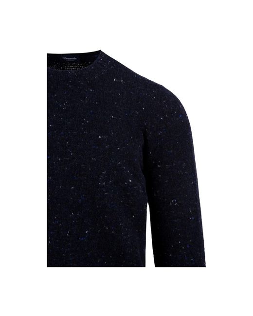 Drumohr Blue Round-Neck Knitwear for men
