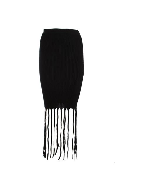Short Skirts Pinko de color Black