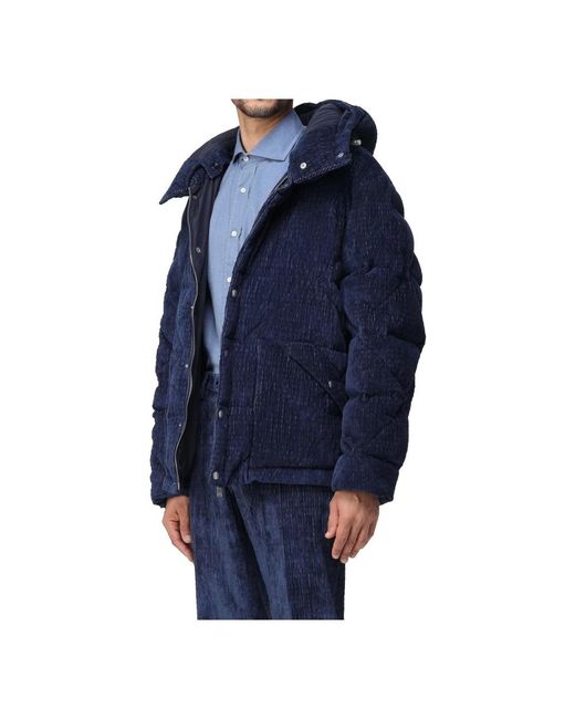 Lardini Blue Winter Jackets for men