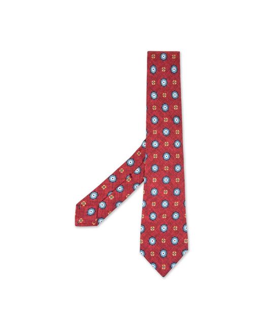 Kiton Red Ties for men