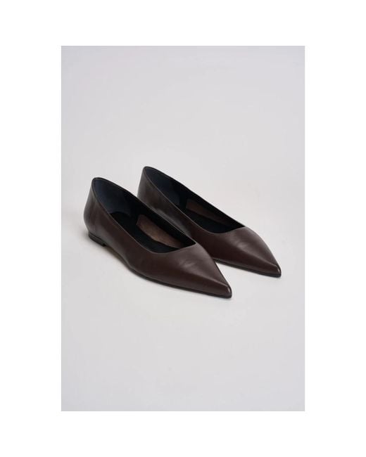 Aeyde Black Ballerina Shoes