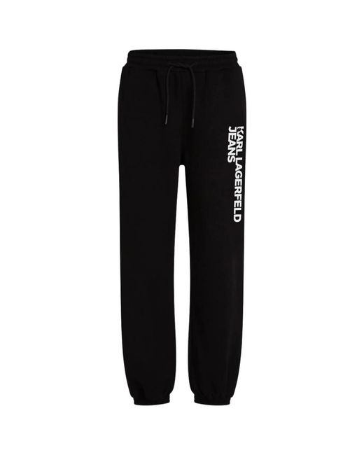 Karl Lagerfeld Black Sweatpants for men
