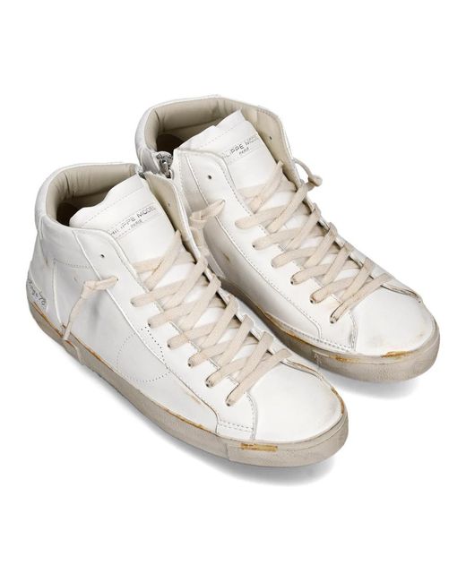 Philippe Model Sneakers in het White voor heren