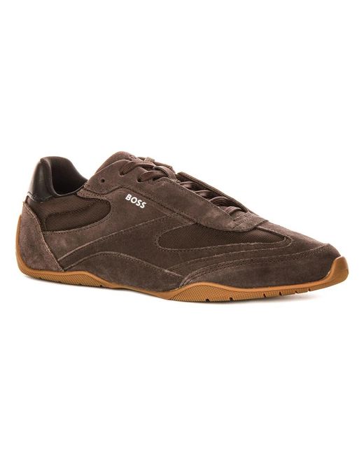 Boss Brown Sneakers for men