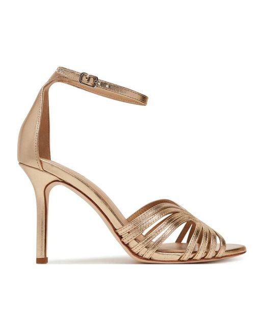 Ralph Lauren Metallic High Heel Sandals