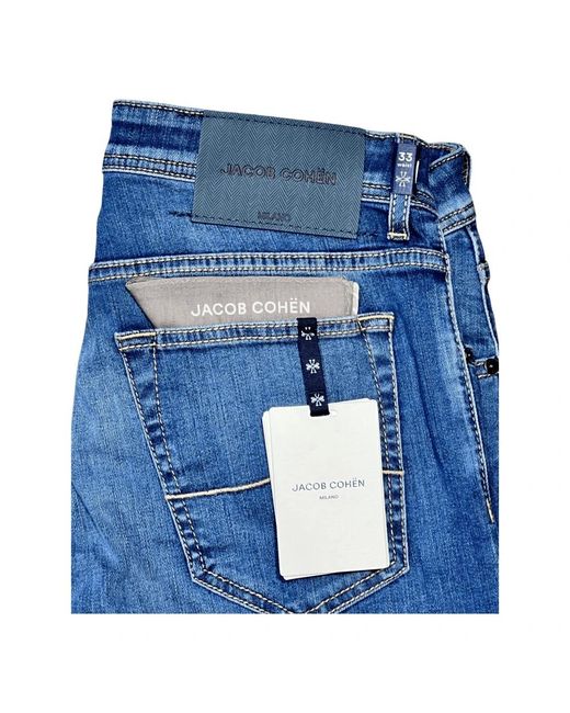 Jacob Cohen Blue Slim Fit Jeans for men