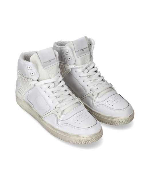 Philippe Model White Sneakers for men