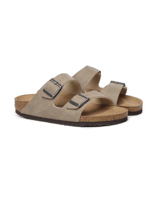 Birkenstock Sandalen Met Gespsluiting in het Natural voor heren