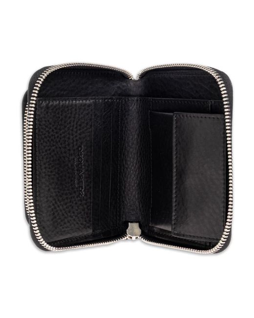 DSquared² Accessoires ,Zwart ,Leer Logo Wallet in het Black