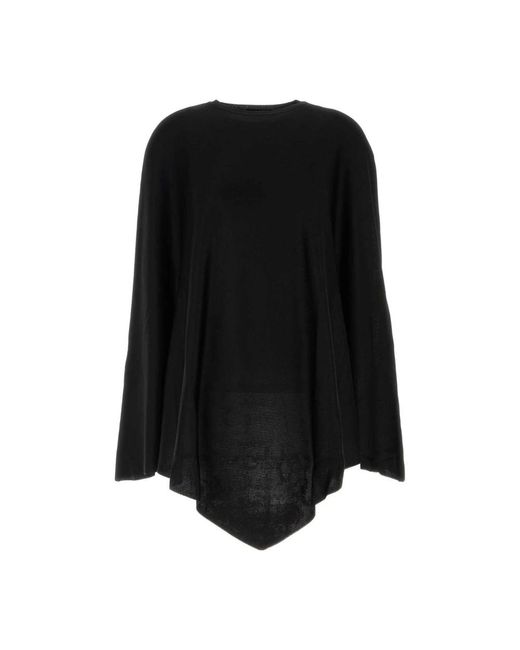 Balenciaga Black Ponchos
