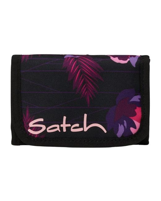 Satch Accessoires ,Veelkleurig ,Polyester Mystic Nights Wallet in het Blue