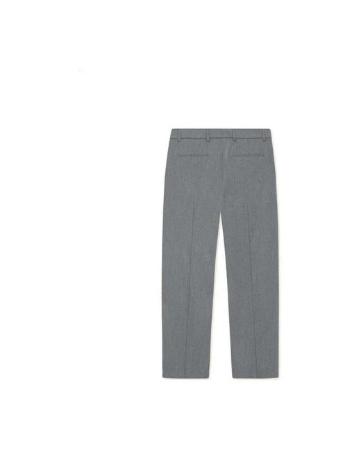 Les Deux Como Solid Slack Pants in het Gray voor heren