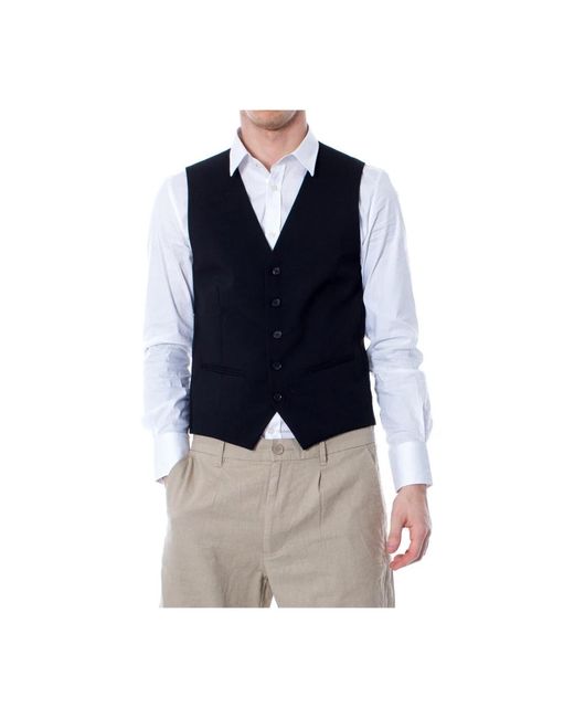SELECTED Vests in het Blue voor heren