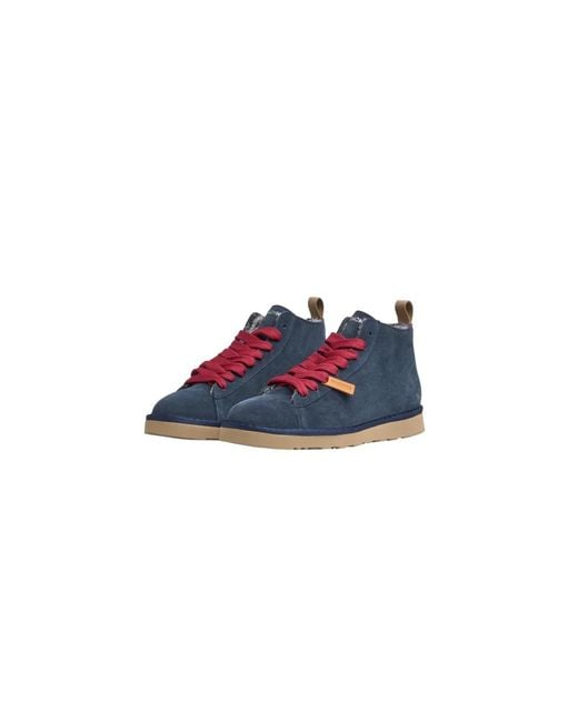 Pànchic Blue Lace-Up Boots for men