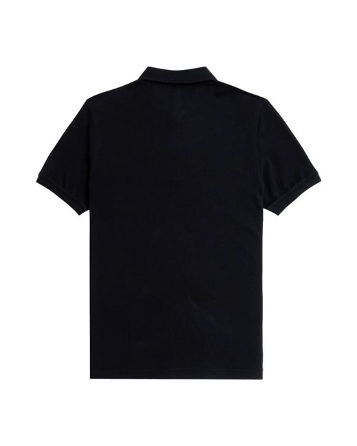 Fred Perry Tops ,Zwart ,Katoen Slim Fit Plain Polo in het Black voor heren