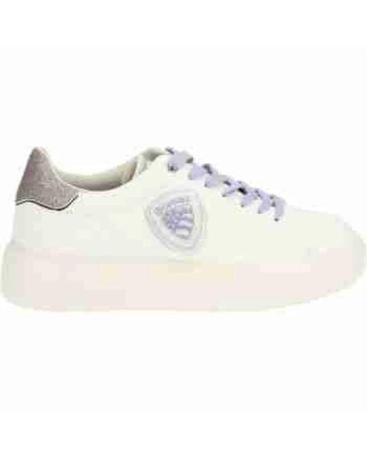 Blauer White Sneakers