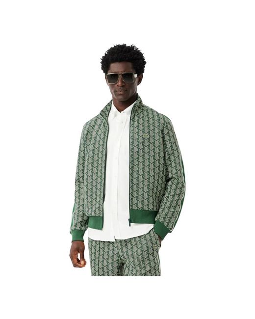 Lacoste Green Zip-Throughs for men