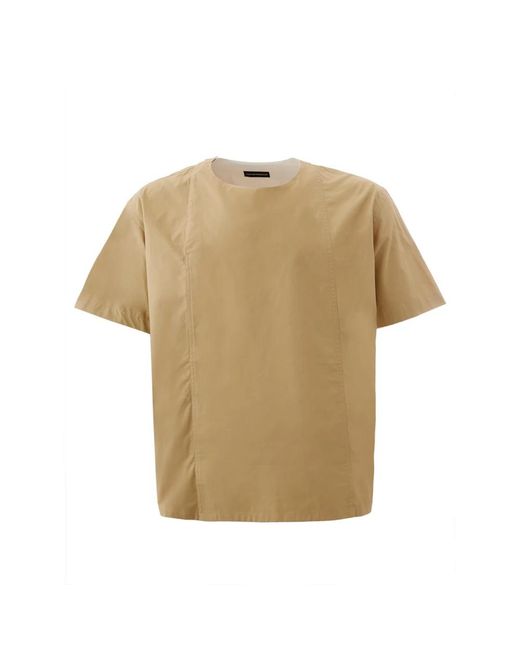 Emporio Armani Natural Cotton Shirt for men