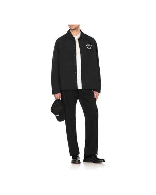 Light Jackets di KENZO in Black da Uomo
