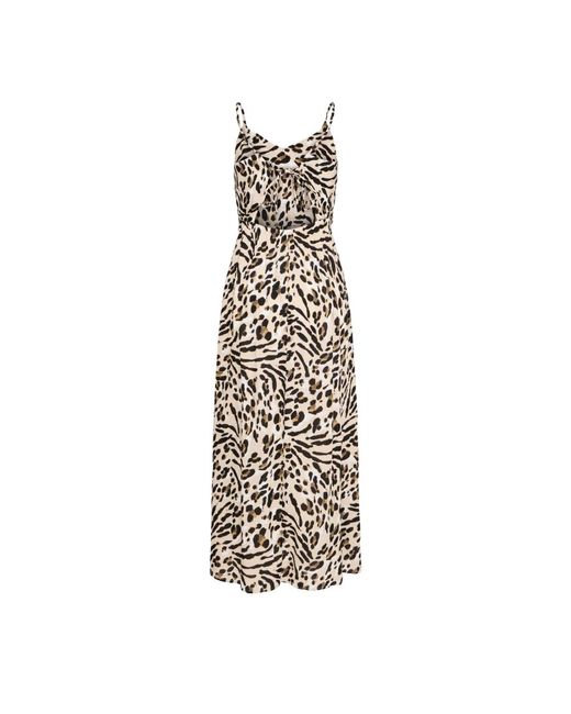 Maxi Dresses Ichi de color White