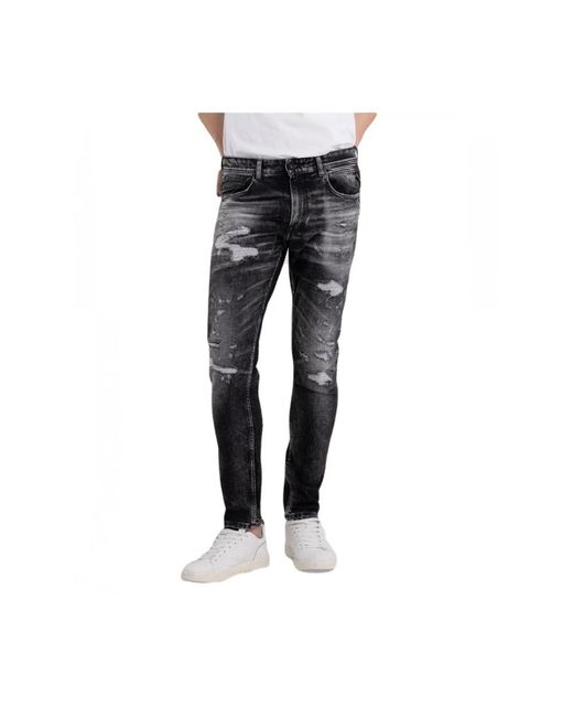 Replay Gray Slim-Fit Jeans for men