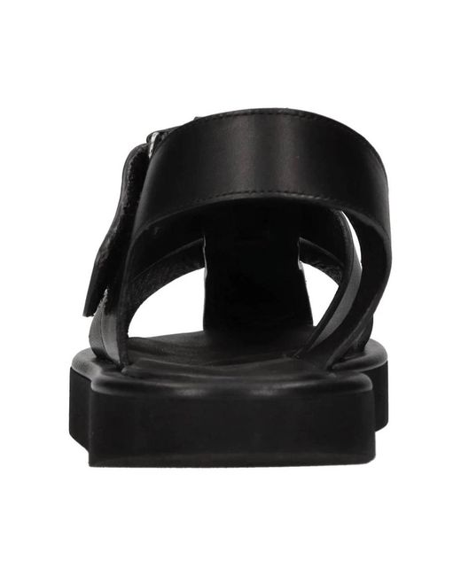 Studio Nicholson Black Flat Sandals