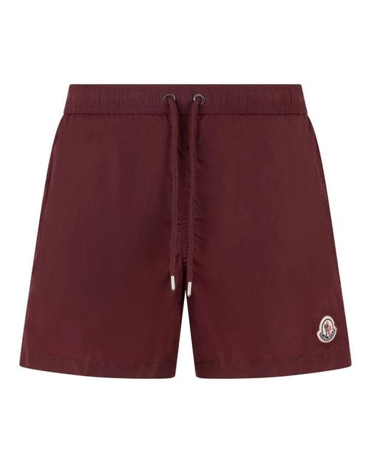 Moncler Red Beachwear for men