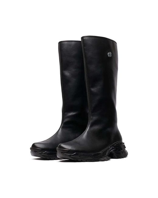 Rombaut Black Vizor High Boot