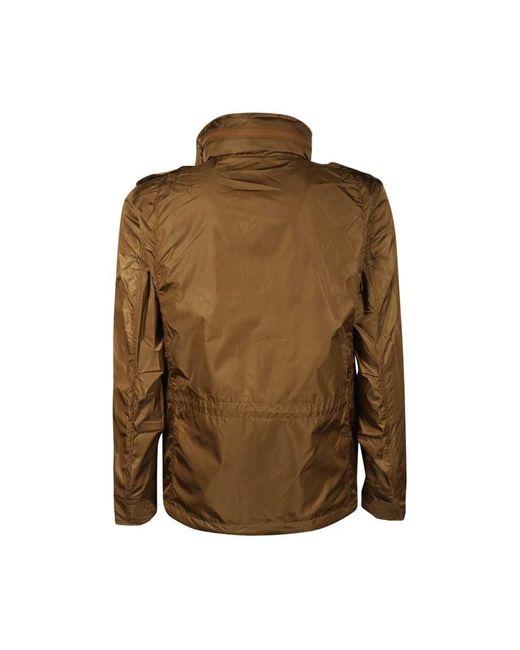 Aspesi Jassen ,Bruin ,Nylon Multi-Pocket Nylon Jas in het Green voor heren