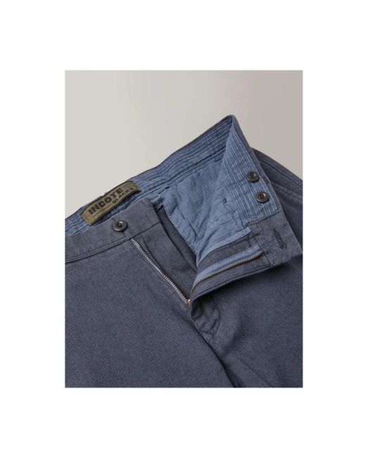 Incotex Blue Chinos for men