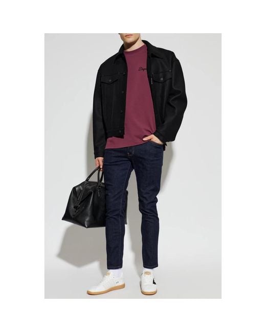 DSquared² Purple T-Shirts for men