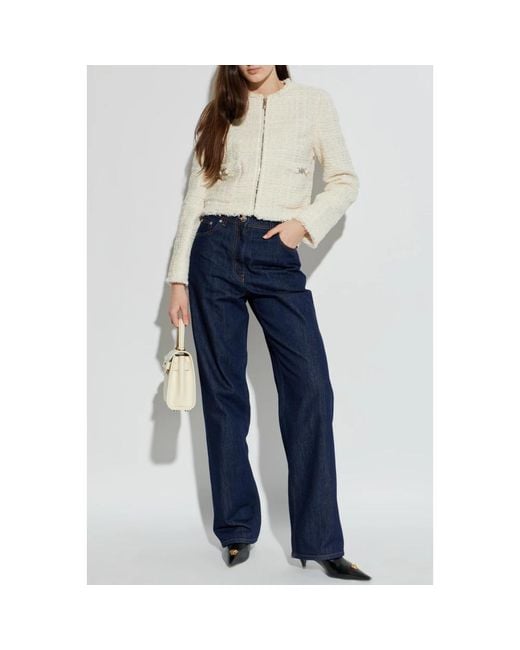 Tweed Jackets Versace de color White