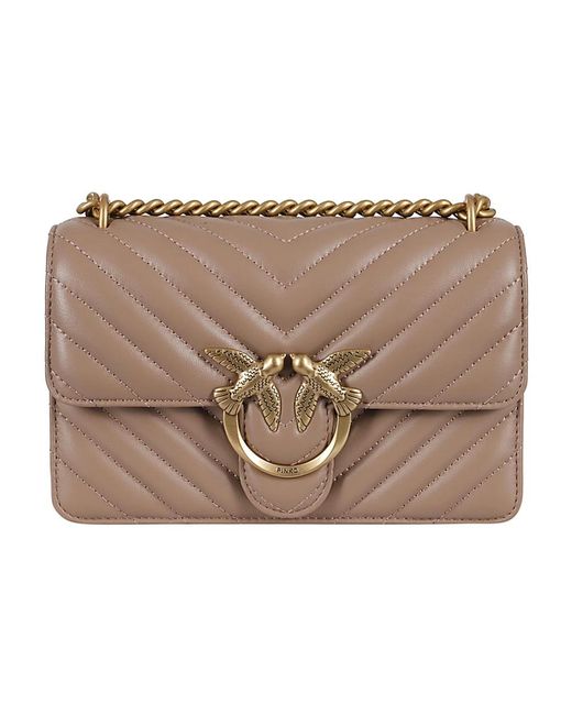 Pinko Natural Cross Body Bags