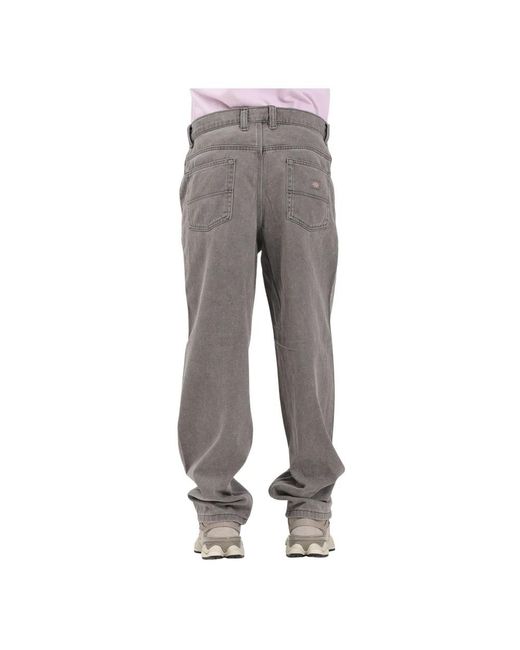 Dickies Gray Straight Fit Jeans for men