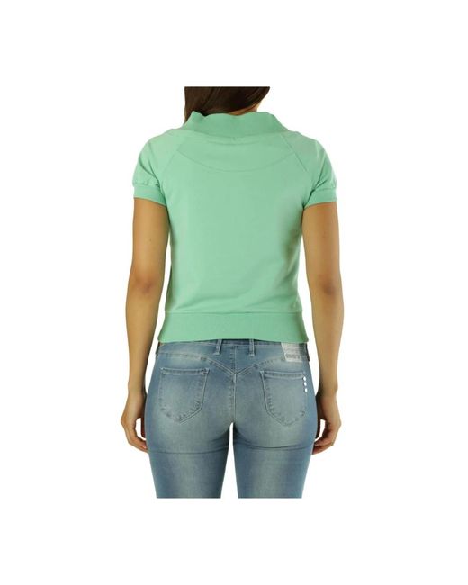 Met Dierenprint Korte Mouw Top in het Green
