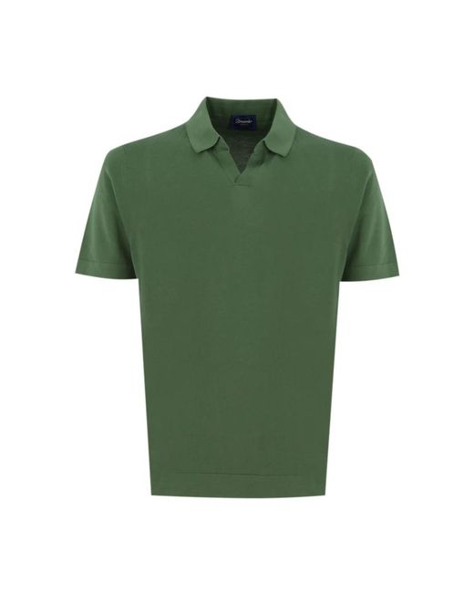 Drumohr Green Polo Shirts for men