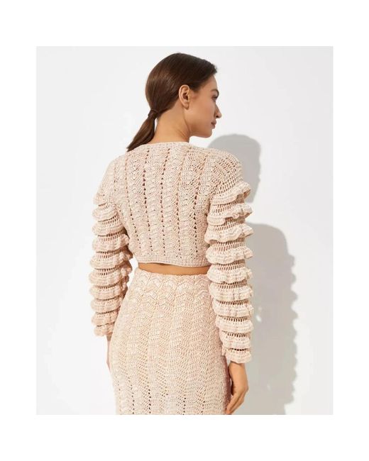 Cardigans LoveShackFancy de color Natural