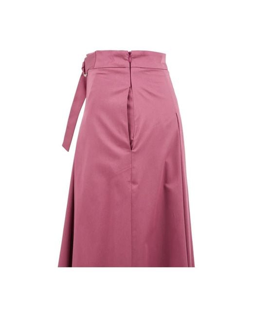 Drumohr Rokken ,Paars ,Midi Skirts in het Purple