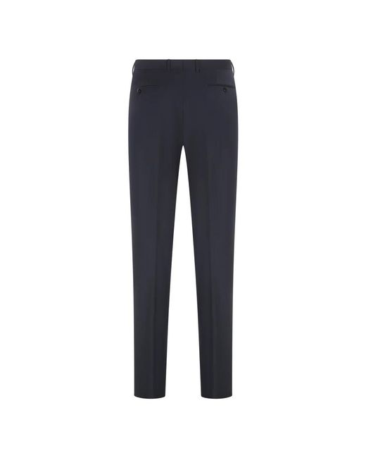 Zegna Blue Suit Trousers for men