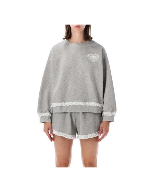 Ganni Gray Sweatshirts