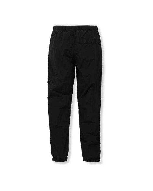Stone Island Black Sweatpants for men