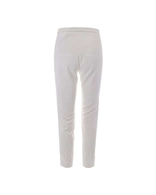 Elisabetta Franchi Gray Slim-Fit Trousers